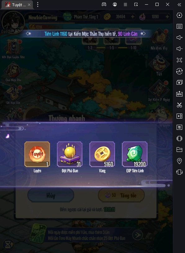 『HƯỚNG DẪN』Tuyệt Thế Cửu Thiên: Hướng Dẫn Tân Thủ Giai Đoạn Đầu Game