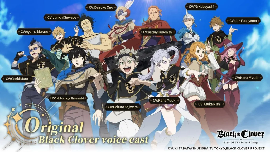 Black Clover M : Rise Of The Wizard King มาปลดปล่อยพลังแห่งโลกเวทมนตร์กัน