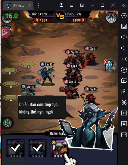 『HƯỚNG DẪN』STICKMAN AFK: Liên minh bóng đêm - So với những tựa game “người que” trước đây: Sự khác biệt làm nên tên tuổi & Cách tải game trên PC