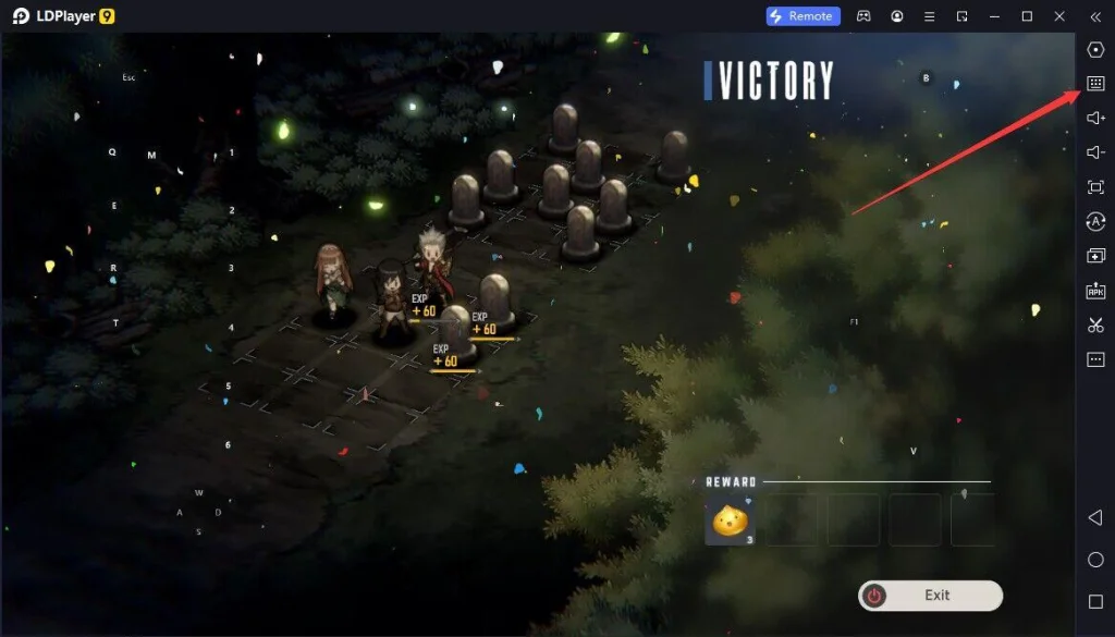 BrownDust2 - การอัพเลเวลและหาเหรียญทองโดยอัตโนมัติด้วยปุ่มเดียว