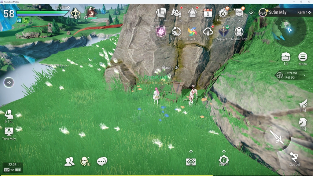 『HƯỚNG DẪN』Revelation - Thiên Dụ VNG vị trí rương báu thám hiểm Sườn Mây phần 1