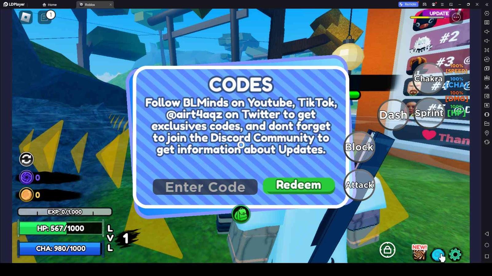 In the Roblox game, the Kage Tycoon Codes are updated