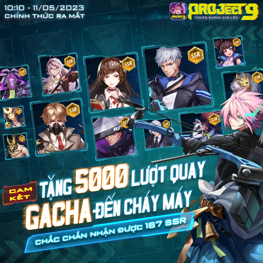 『GAME MỚI』Project 9: Thiên Đường Giả Lập mở đăng ký trước và chuỗi sự kiện tặng giftcode hấp dẫn