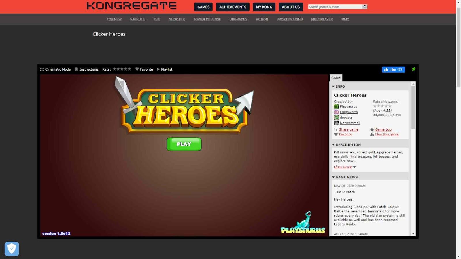 Clicker Heroes – Browser Game