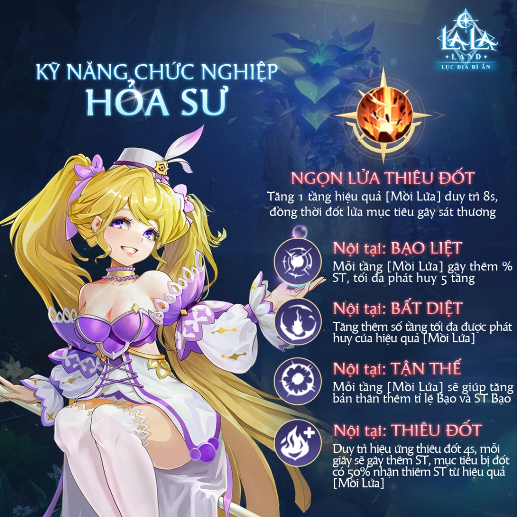 『HƯỚNG DẪN』Tiêu điểm class trong LaLa Land: Lục Địa Bí Ẩn và hướng dẫn sơ lược chức nghiệp từng class