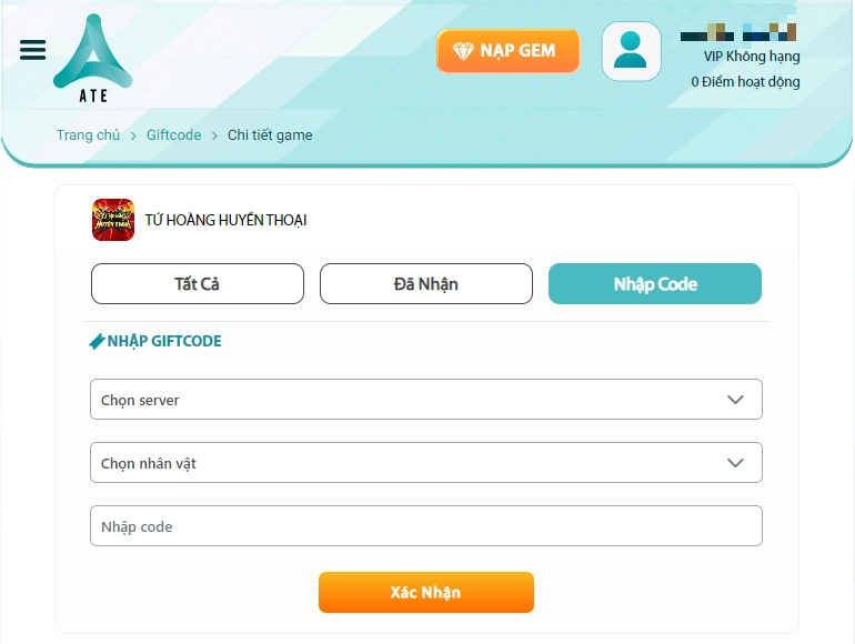 Tổng hợp giftcode, cách nhập và hướng dẫn tải Tứ Hoàng Huyền Thoại trên PC