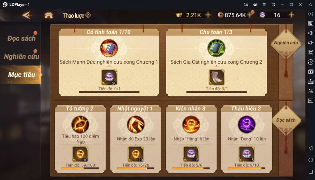 『HƯỚNG DẪN』Cái Thế Tranh Hùng: Kiếm Nhiều Điểm “Hằng” Trong Tính Năng Thao Lược