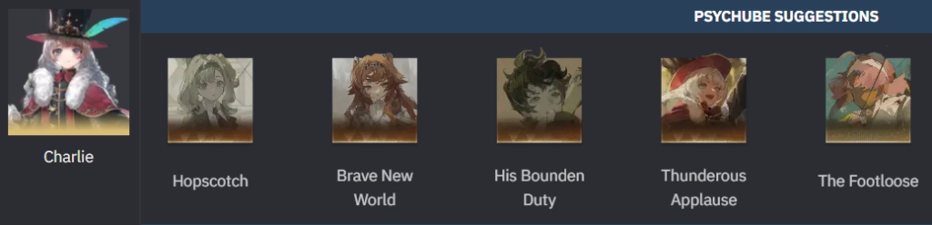 Reverse: 1999 tổng hợp Psychubes trấn của nhân vật. Hướng dẫn chọn Psychubes free ngày 5