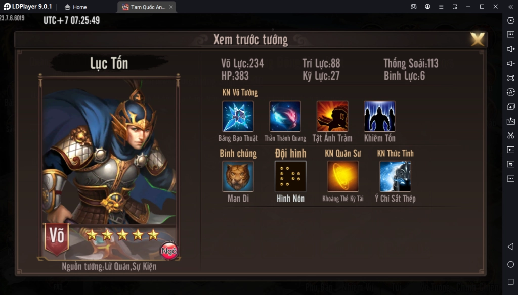 『HƯỚNG DẪN』TAM QUỐC ANH HÙNG TRUYỆN: Top 6 Tướng Mạnh Nhất Đầu Game