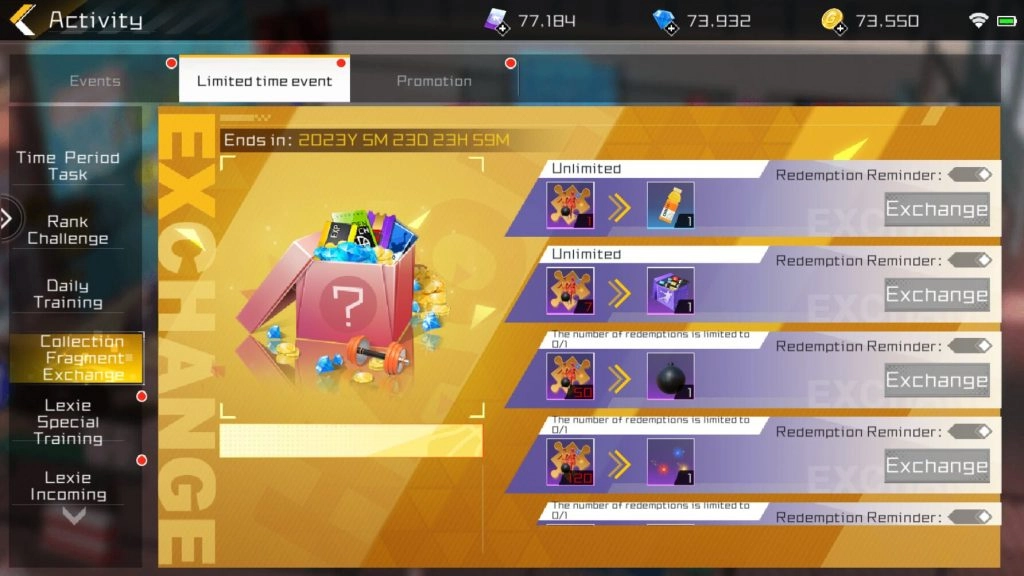 Patch Update ประจำวันที่ 10 พ.ค. – Limited Time Event