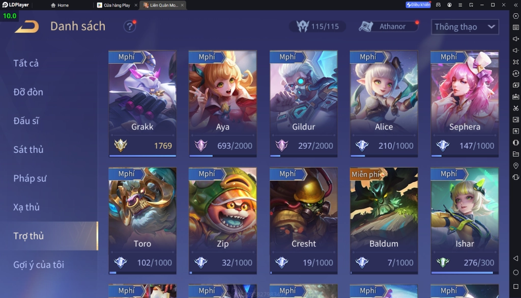 『HƯỚNG DẪN』LIÊN QUÂN MOBILE - VAI TRÒ CỦA CÁC TƯỚNG