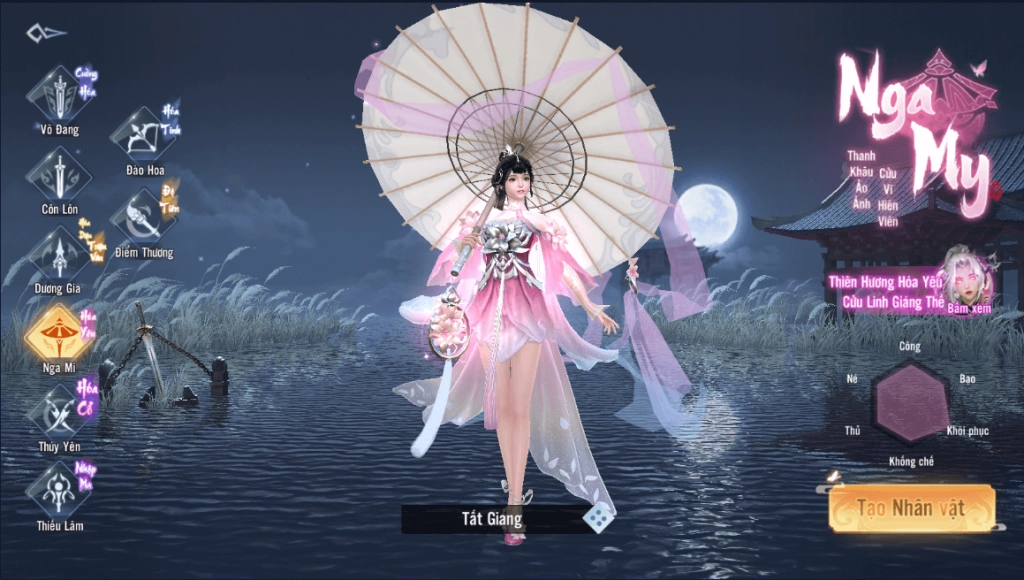 Tản mạn môn phái và hướng dẫn chọn phái trong Kiếm Hiệp 4.0