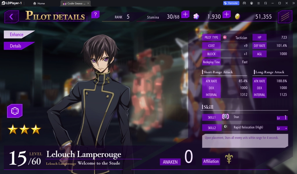 Code Geass: Lost Stories (SEA) แนะนำคนขับโครตละเอียดมือใหม่ควรรู้!! บน LDPlayer9