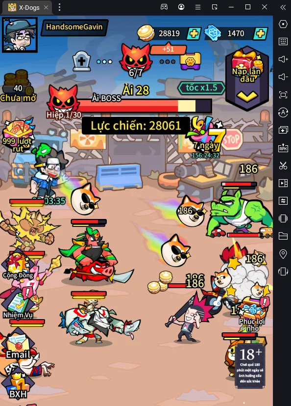 『HƯỚNG DẪN』X-Dogs: Siêu Khuyển Cách Chơi Chuẩn Trong Giai Đoạn Đầu Game