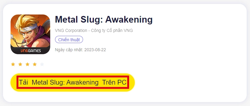 『GIFTCODE』Metal Slug: Awakening (Rambo lùn): Tổng hợp giftcode tân thủ và cách nhập & Cách tải và chơi trên máy tính
