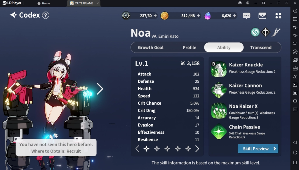 Outerplane (Global) Tier List สุดยอดตัวละครที่ดีที่สุด ของแต่ละสาย