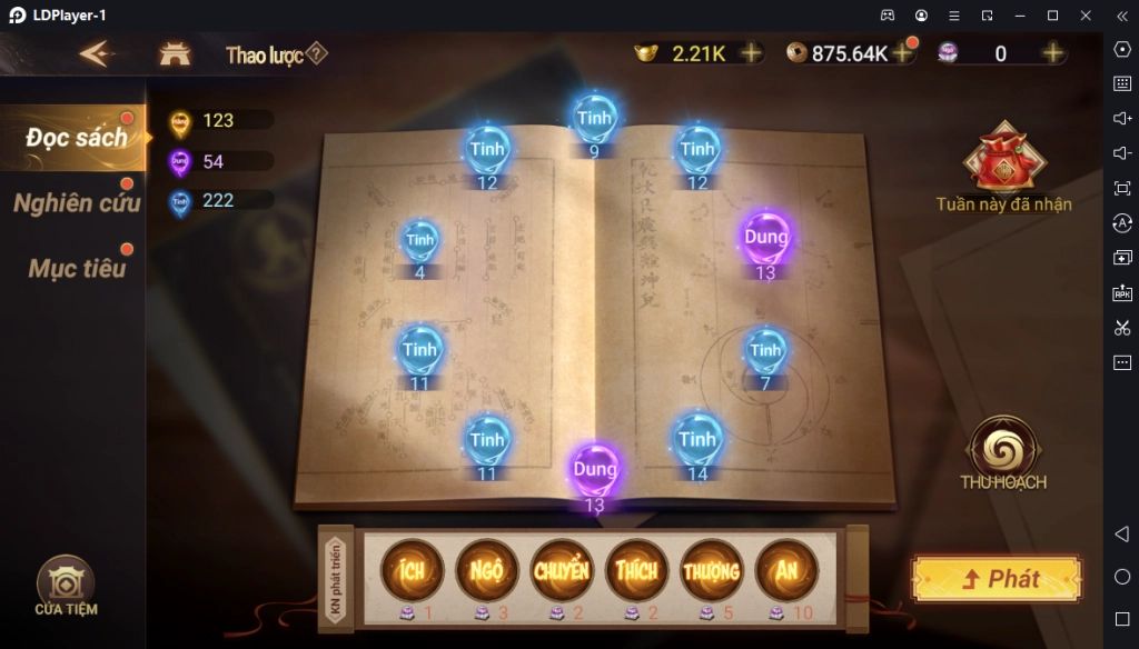 『HƯỚNG DẪN』Cái Thế Tranh Hùng: Kiếm Nhiều Điểm “Hằng” Trong Tính Năng Thao Lược