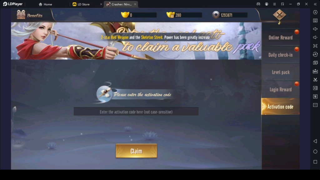 How to Redeem Crasher Nirvana codes How to Redeem Crasher Nirvana codes