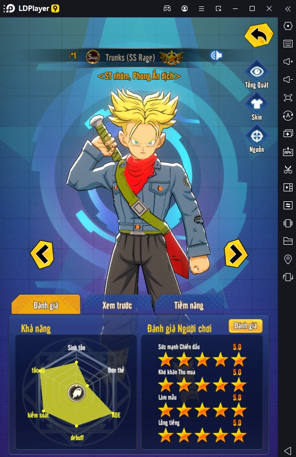 『HƯỚNG DẪN』Siêu Chiến Binh - Top Nhân Vật Spu (Siêu Việt) - Awk (Thức Tỉnh)&nbsp; & cách tải game trên PC