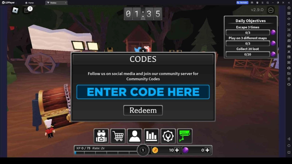 Roblox Survive the Killer Codes: Escape the Pursuer - 2023 November