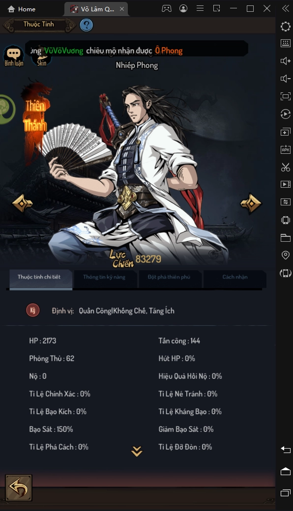 『HƯỚNG DẪN』Võ Lâm Quần Hiệp Truyện - Top tướng tân thủ nên chơi
