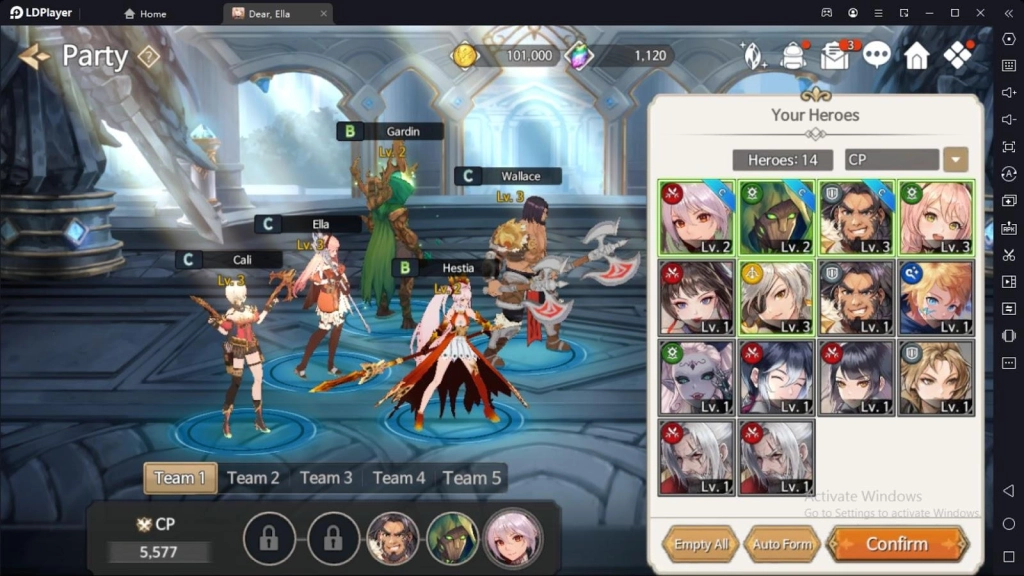 Dear, Ella Beginner Guide for Battle Party