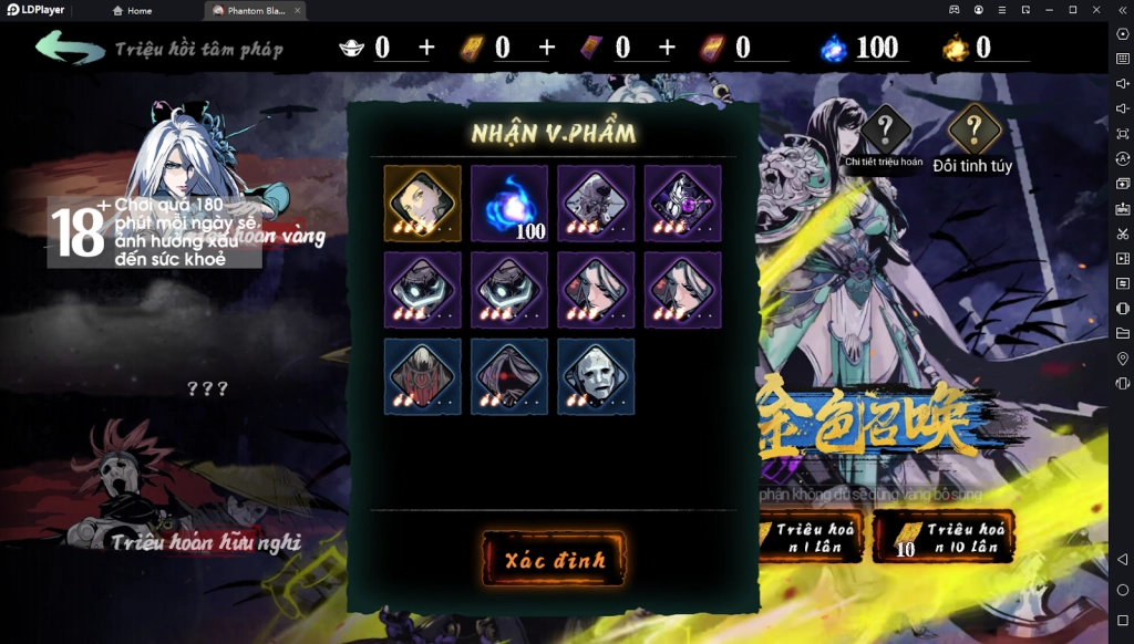 Phantom Blade: Executioners - Cách Reroll Tâm Pháp