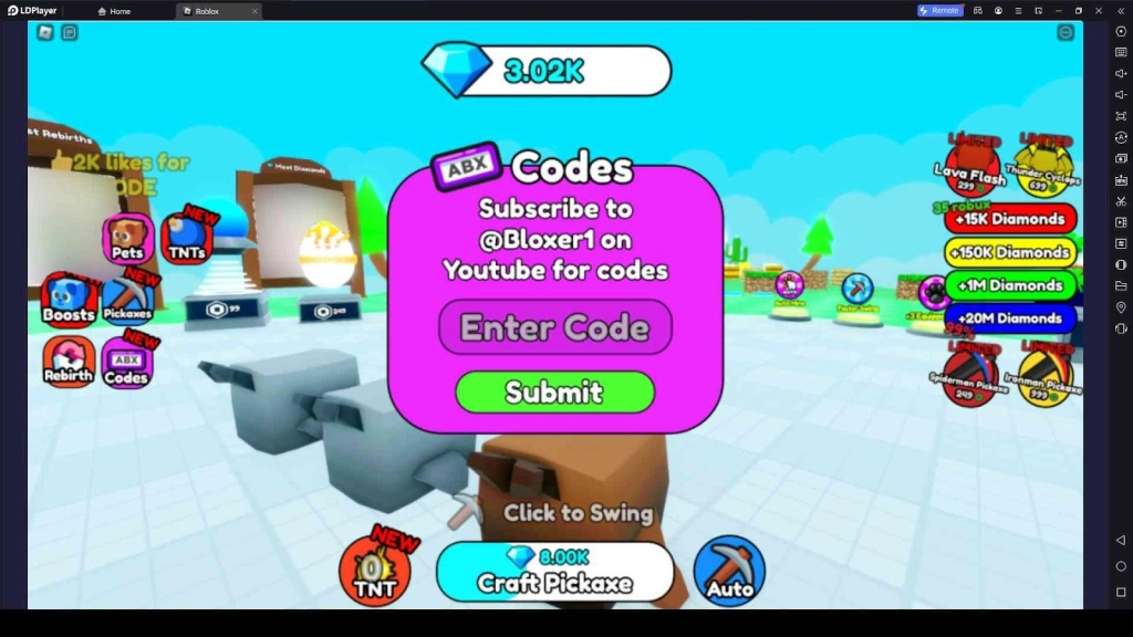 Roblox Block Miner Codes: Crafting Diamonds in Every Strike - 2023 November