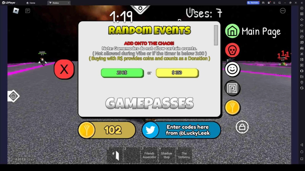 Roblox Random Rumble Codes: Embrace the Chaos - 2023 November
