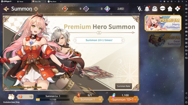 Premium Hero Summon