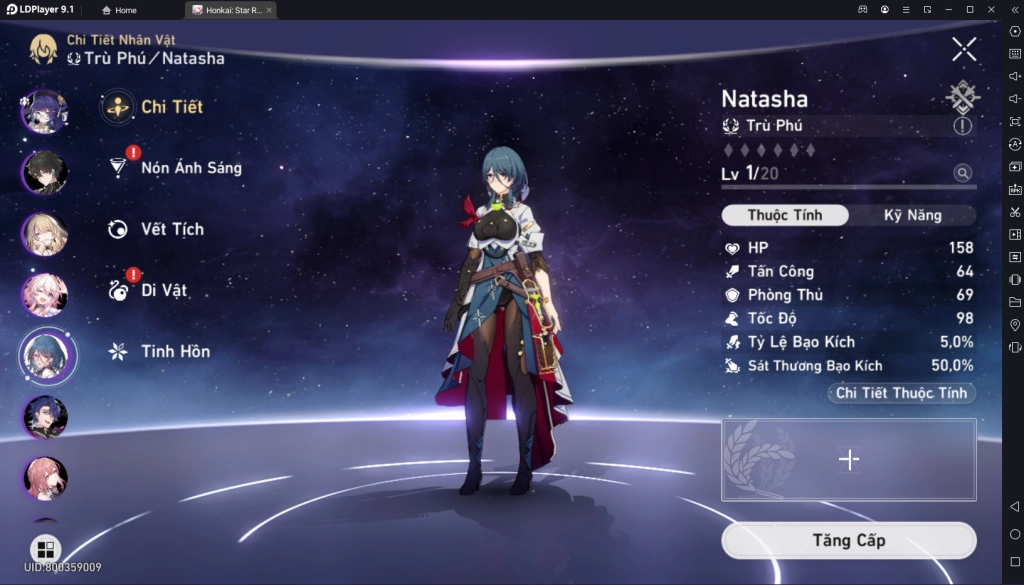 『HƯỚNG DẪN』Honkai: Star Rail: Build Natasha Tướng 4 Sao Mạnh Như 5 Sao