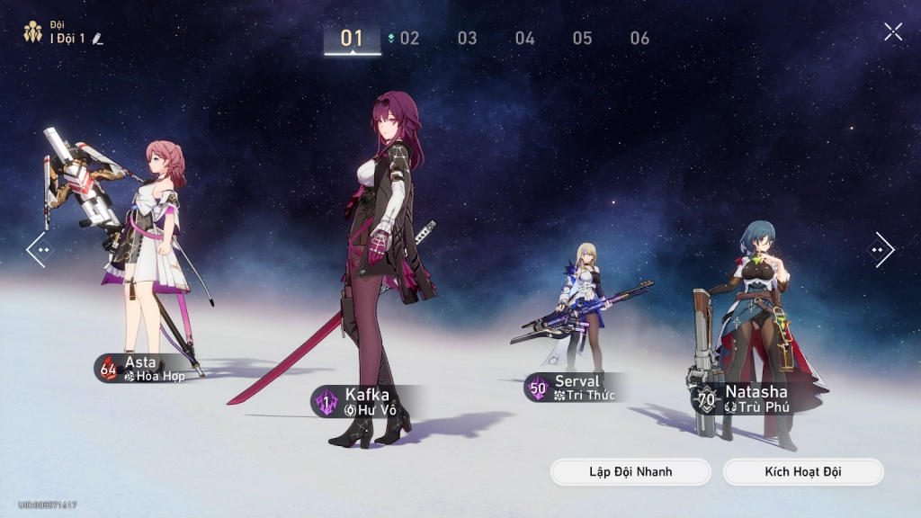 『HƯỚNG DẪN』Cách build Kafka chuẩn DPS và đội hình team DoT trong Honkai: Star Rail