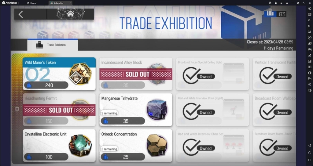Arknights Near Light Rerun Event Rewards Guide