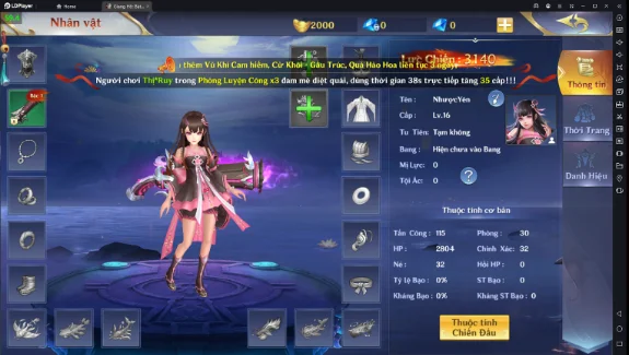 『HƯỚNG DẪN』 Giang Hồ Bát Phái - Tổng hợp các nhân vật trong game