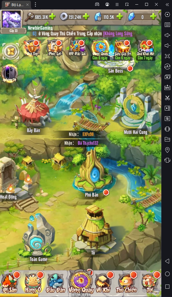 『HƯỚNG DẪN』Bộ Lạc Thần Thú: Hướng Dẫn Cách Chơi Giai Đoạn Đầu Game