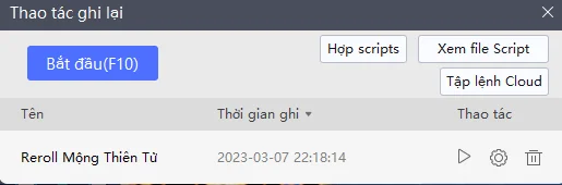 『HƯỚNG DẪN』Mộng Thiên Tử: Reroll Chiêu Mộ Tướng Nhiều Tài Khoản Trên LDPLayer