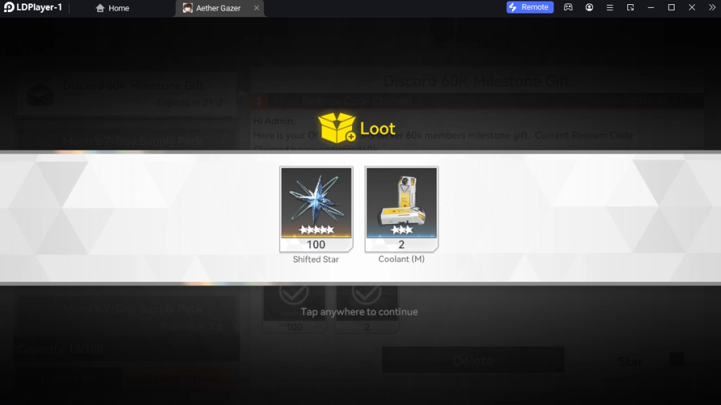 Aether Gazer (Global) แจก Giftcode โค้ดฟรีใช้ได้จริง!! ล่าสุดพร้อมวิธีกรอกบน LDPlayer9