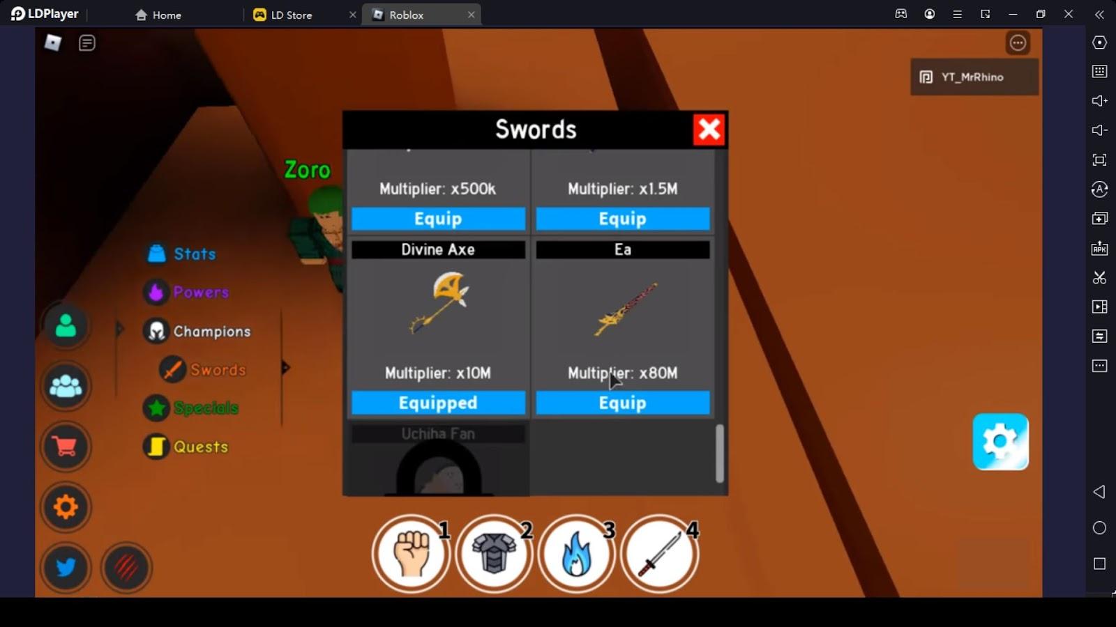Unlock Swords with Higher Multipliers