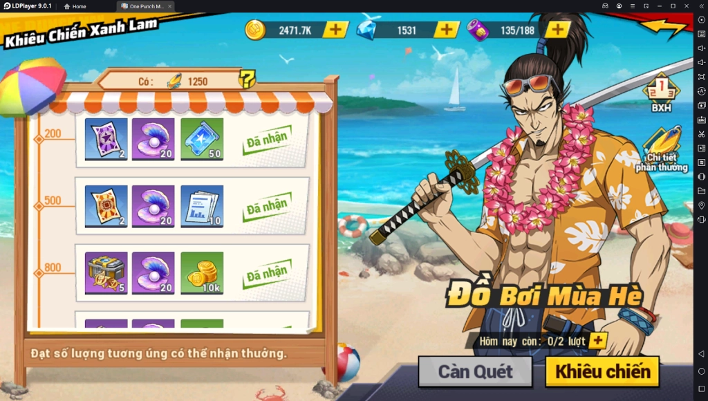 『HƯỚNG DẪN』One Punch Man The Strongest: Hướng Dẫn Sự Kiện Tiệc Bãi Biển Mừng Sinh Nhật Năm 2