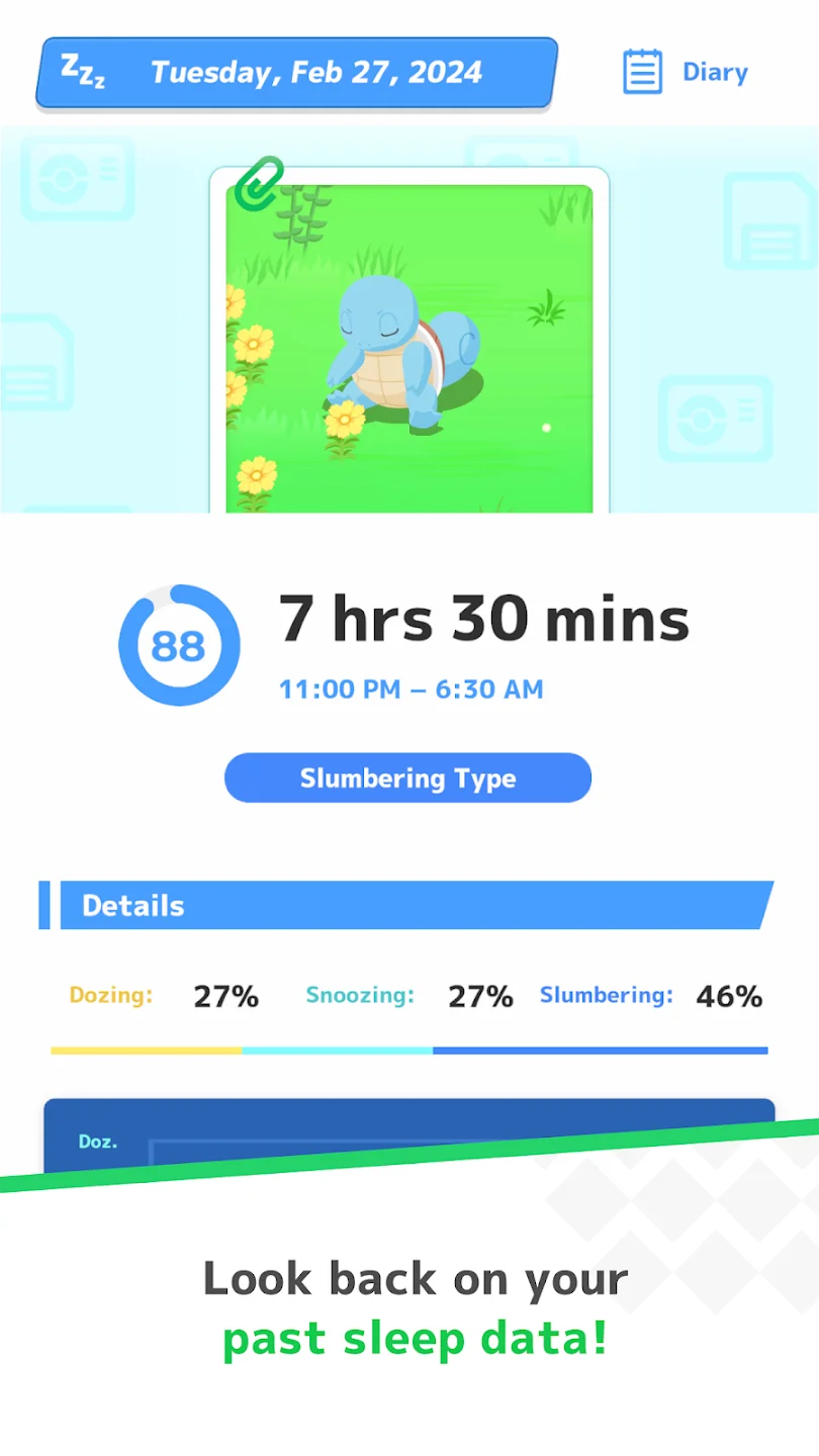 Colete Pokémons enquanto dorme em Pokémon Sleep!