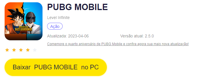 PUBG Mobile faz colaboração com Dragon Ball, esports