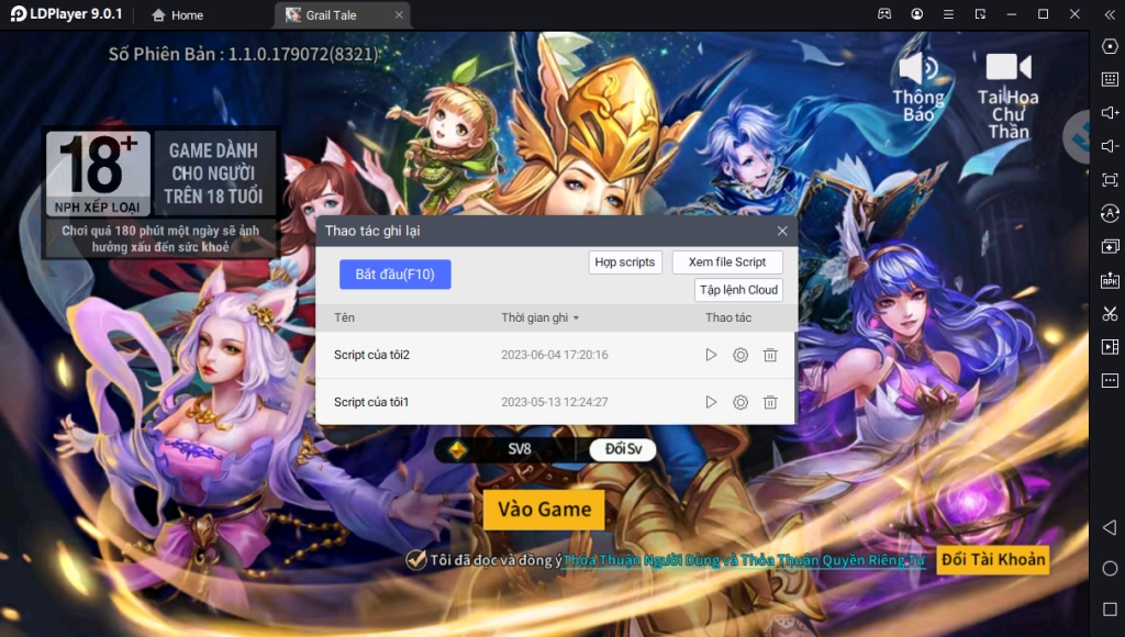 『HƯỚNG DẪN』Grail Tale: Reroll Nhiều Tài Khoản Nhanh Và Chuẩn Nhất