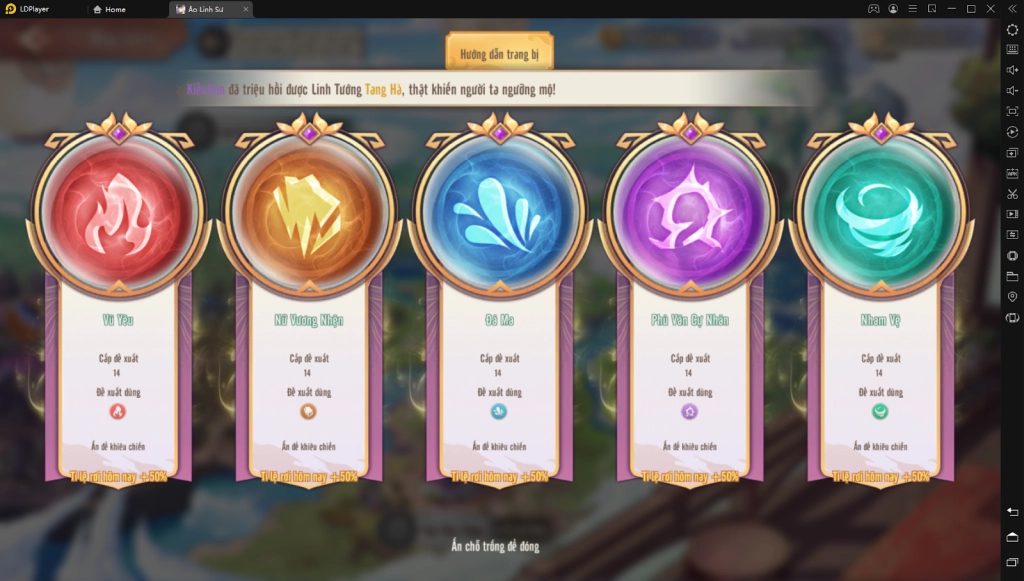 『HƯỚNG DẪN』Ảo Linh Sư - Các tính năng tân thủ
