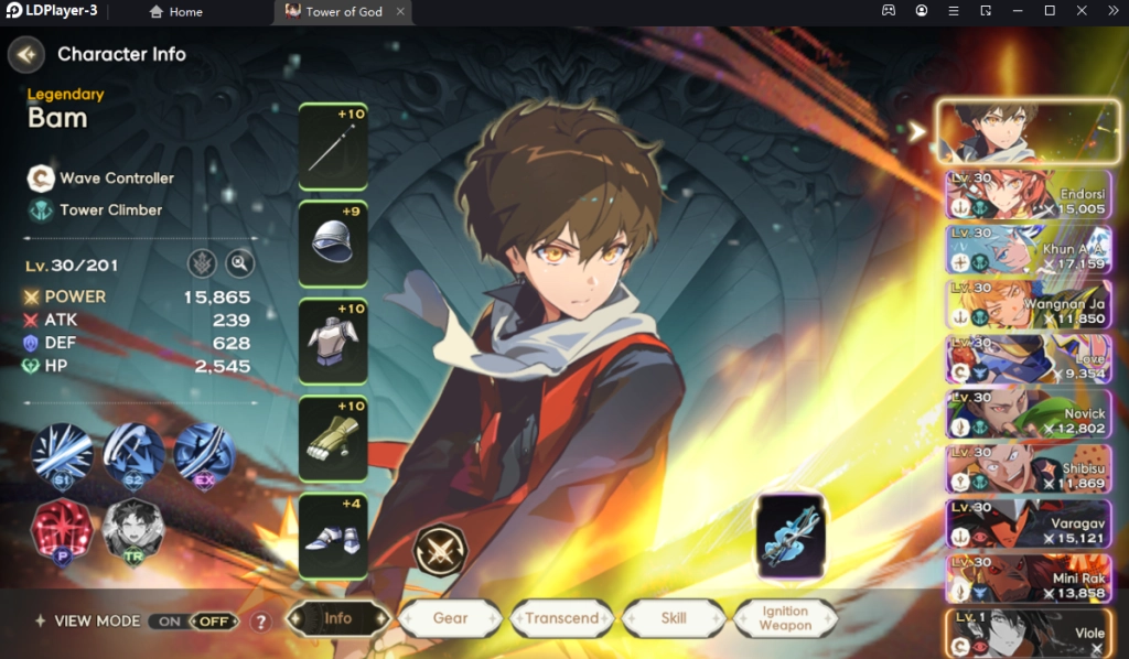 Tower of God : Great Journey (Global)  แนะนำตัวละครที่ควรหา พร้อมตั้งค่าบอทและวิธีรีไอดี Reroll บน LDPlayer9