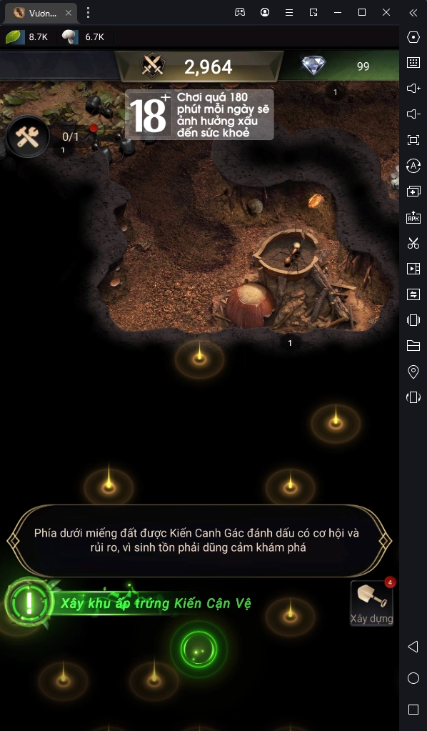 『HƯỚNG DẪN』Vương Quốc Kiến Gamota - The Ants Underground Kingdom: Hướng dẫn cách chơi cho Tân Thủ & cách tải game trên PC.