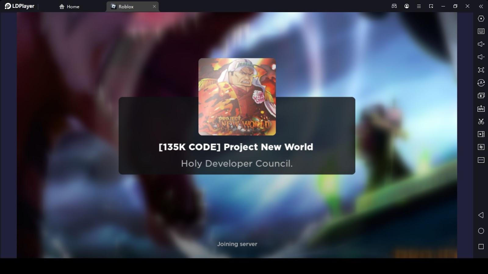 *NEW* ALL WORKING CODES FOR PROJECT NEW WORLD IN