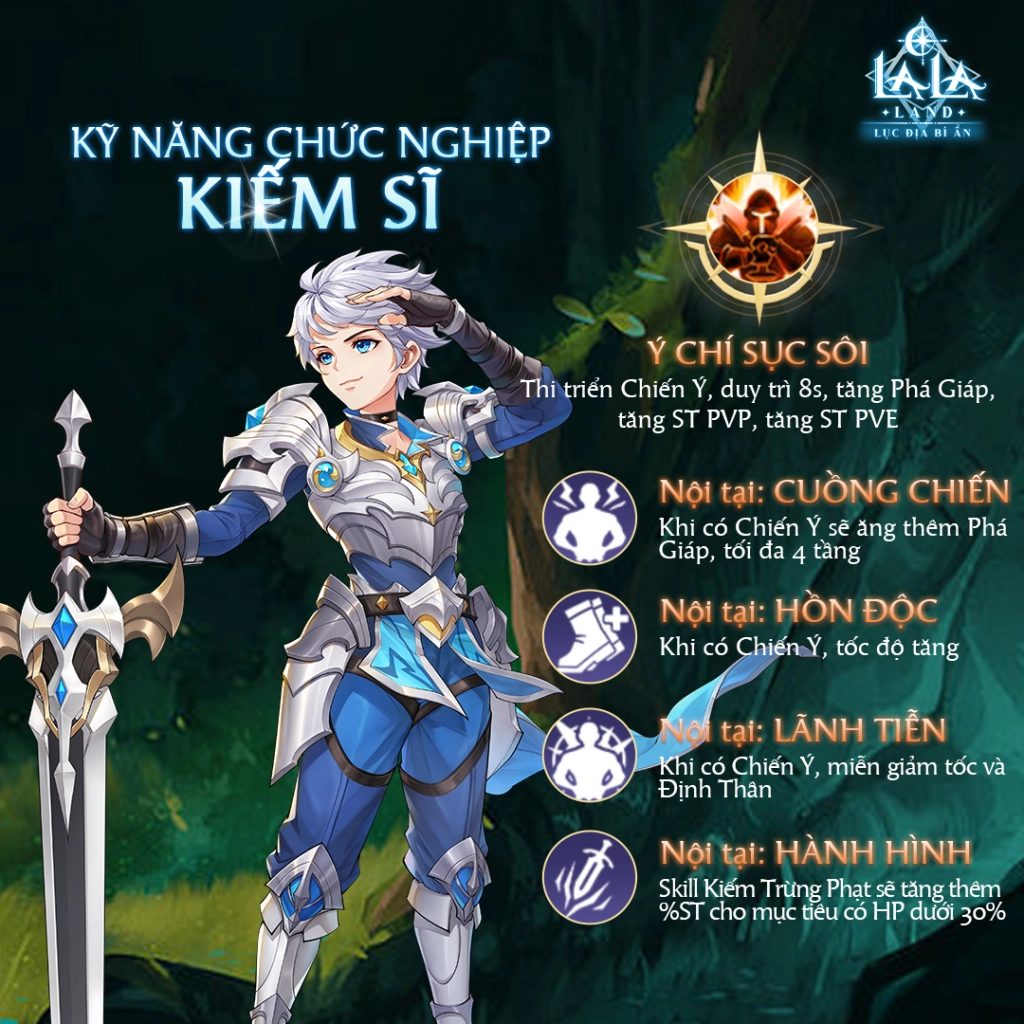 『HƯỚNG DẪN』Tiêu điểm class trong LaLa Land: Lục Địa Bí Ẩn và hướng dẫn sơ lược chức nghiệp từng class