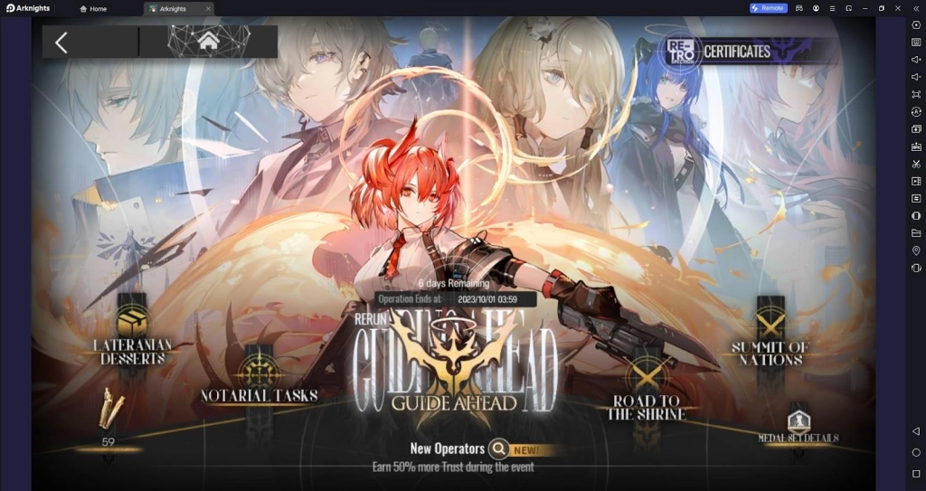 Arknights Guiding Ahead Rerun Event Guide - How To Obtain All Rewards