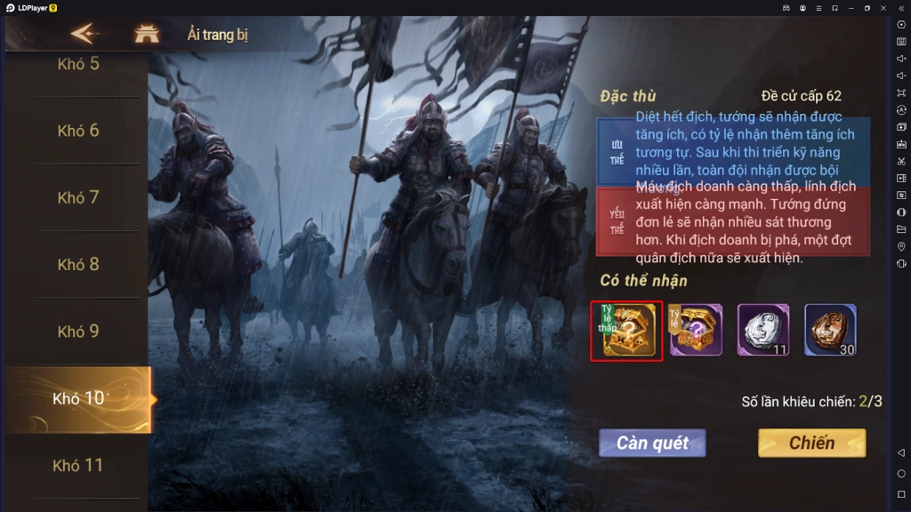 『HƯỚNG DẪN』CÁI THẾ TRANH HÙNG hướng dẫn clear map trang bị vàng vượt cấp