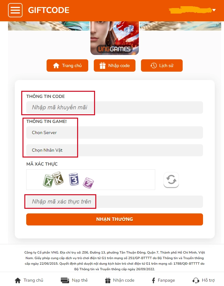 『GIFTCODE』Cách nhập code event Thiên Long Bát Bộ 2 VNG & Cách tải game trên PC